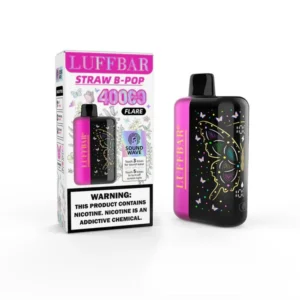 STRAWB-POP-LUFF-BAR-40K-DISPSOABLE-VAPE_a6039b78-8537-4a12-9f68-47172bbe943c Straw B-Pop Luff Bar Flare 40k